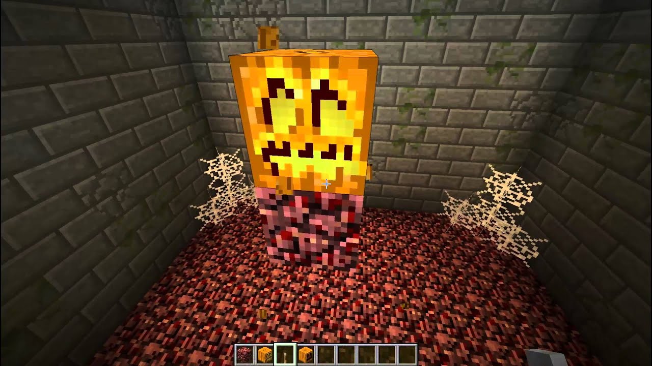  Minecraft  Halloween  Ghost Decoration  Using Jack O 