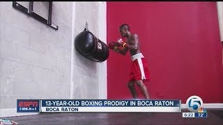 13-year-old boxing prodigy in Boca Raton