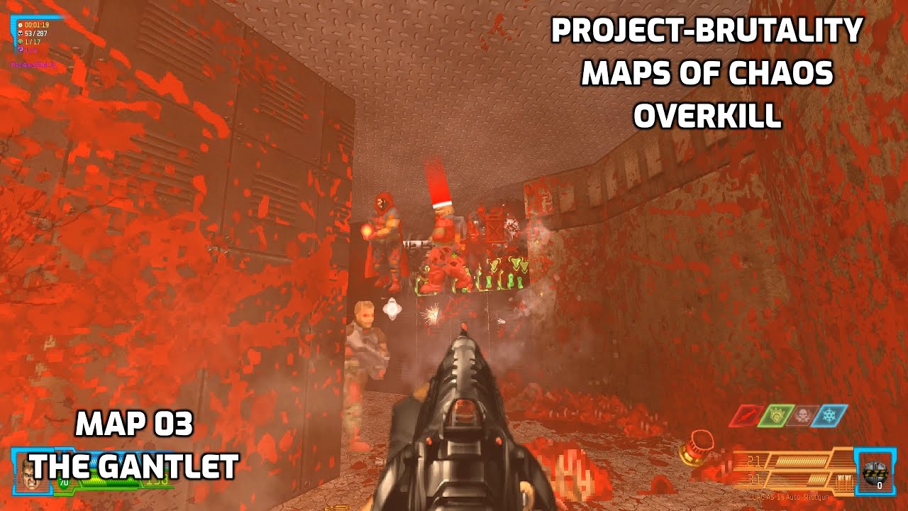 PROJECT-BRUTALITY Maps of Chaos OVERKILL HARDEST DIFFICULTY MAP 03 ...