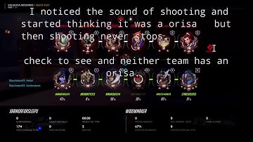 Overwatch - Gun Audio Glitch/Bug - Widowmaker bottomless clip?