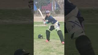 open hiting practice with student Warda yousaf Pakistan U19 player join me at BOSTAN cricket academy