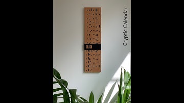 Cryptic Calendar