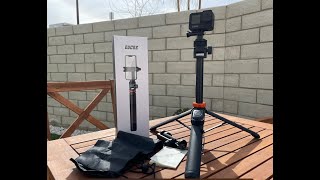 EUCOS Selfie Stick Tripod with Remote  First Impressions and Setup