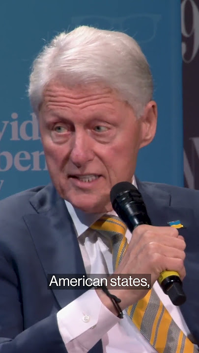 President Bill Clinton Supports Abolishing the Electoral College