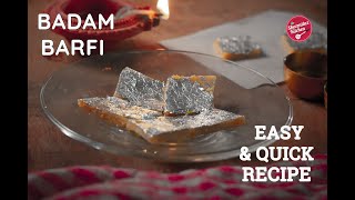 Badam Barfi, Badam Katli -  How To Make Badam Burfi - Rakshabandhan Special Sweet - Sharmilazkitchen