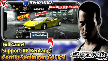 Game NFS Most Wanted - Black Edition PS2 Di Android + Save Data