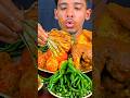 Very Spicy Brinjal Fry Eating #mukbang #asmr #shortvideo #shorts #viralshort #viral #short #food