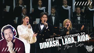 Dimash, Lara, Aida   take it to the next level! Ti Amo Cosi reaction