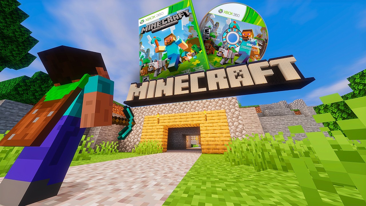 O Minecraft de Xbox 360 Ficou LINDO!