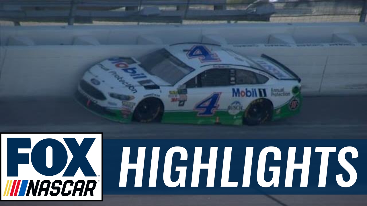 Kevin Harvick Suffers Hard Crash | 2017 LAS VEGAS | NASCAR on FOX