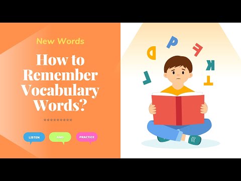 How to Remember Vocabulary Words?| 9 Best ways to remember vocabulary words and definitions.