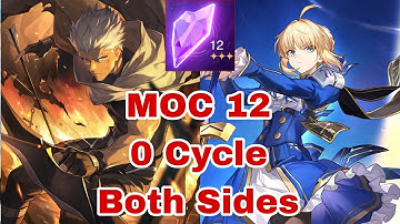 [ Honkai Star Rail ] Archer & Saber Memory of Chaos 12 | MOC 12 | 0 Cycle Both Sides