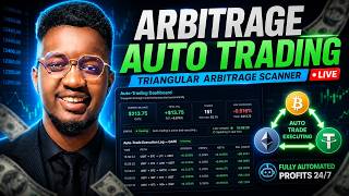 Auto Trading Triangular Crypto Arbitrage Live