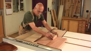 Mario Rodriguez shows you how to use a clever table saw jig to quickly saddle a seat for a contemporary chair. You