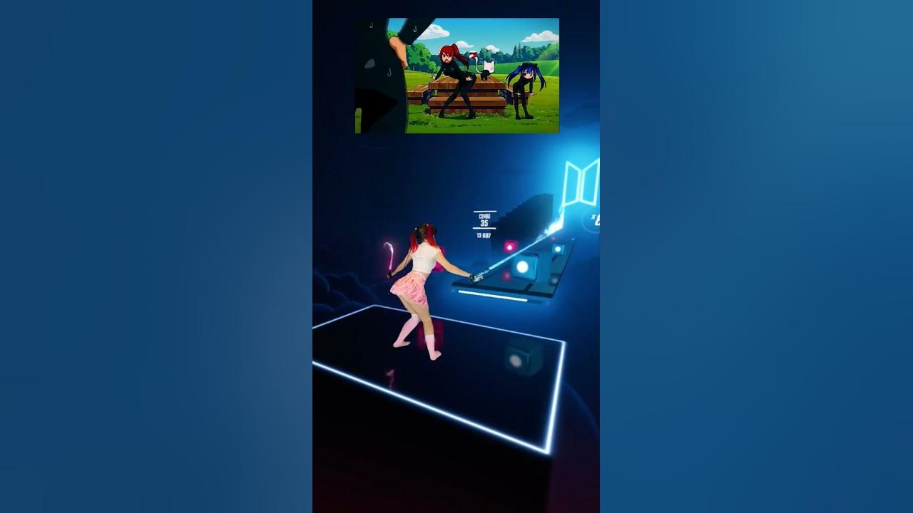 ANIME DANCE IN BEAT SABER VR! Toca Toca. TikTok trends. Meme Custom Songs Lyrics. [Expert+] PSVR2