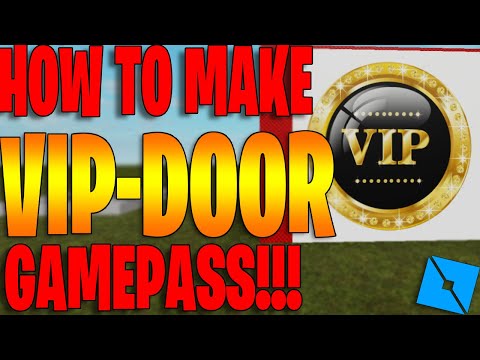 [READ DESC] How To Make A VIP-door GamePass in Roblox Studio | Roblox Studio Tutorials