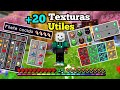 🔴 La Mejor TEXTURA ÚTIL de Minecraft PE 1.20.X!! | +20 Funciones NUEVAS! | Bedrock Customize 1.20.X