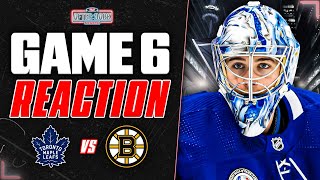 Maple Leafs vs Boston Bruins LIVE POST GAME ft. Nick Alberga & Jay Rosehill | Round 1, Game 6