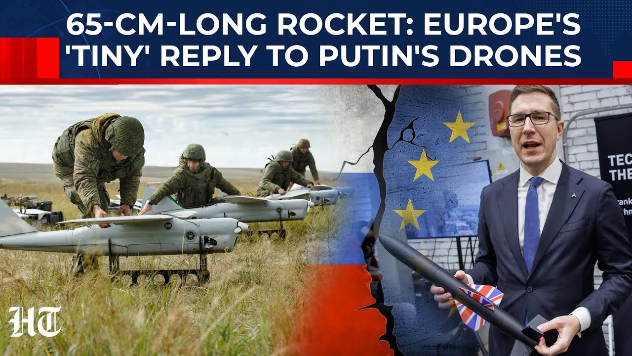 Europe's 'Tiny' Answer To Putin's Deadly Drones;All About Mark 1 -An 'Affordable', 65 CM-Long Rocket