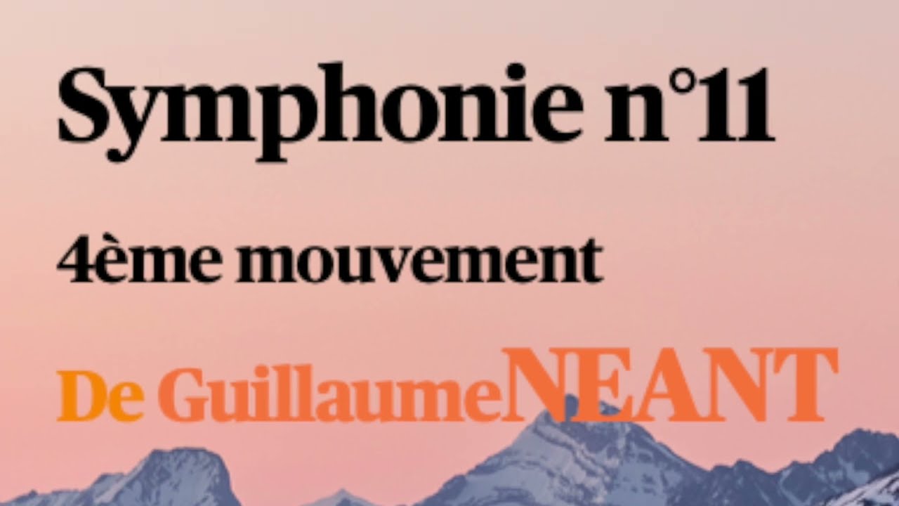 symphonie n°11 finale original composition