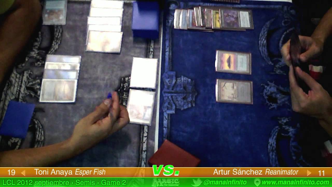 LCL2012 septiembre   SF G2   Toni Anaya Esper Fish vs Artur Sánchez Reanimator