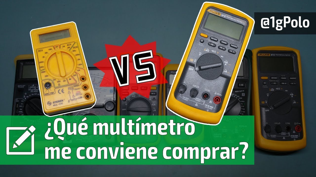 Persuasivo ambición visa diferencia entre multimetro y voltimetro