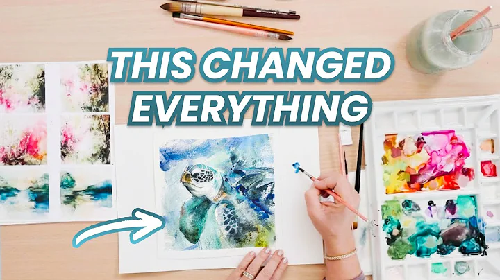 I used to HATE watercolors...until I tried THIS process (Live Painting)