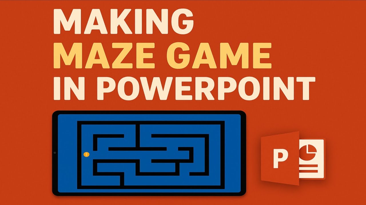 how to make a maze game in powerpoint 2007 to 2017 youtube powerpoint maze game