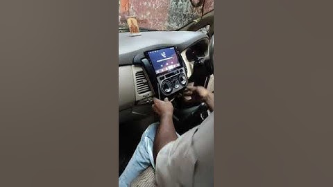 old Innova mirror  cover with light and  Android system install with ampher install new version upda