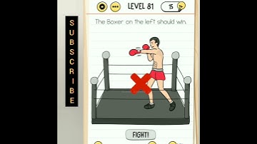 Brain Test: Tricky Puzzles || Level 81 || The boxer on the left should win || Answer ||