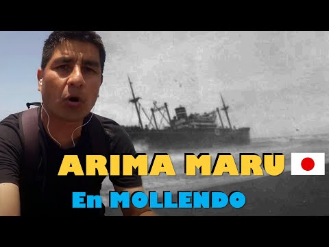 😃El buque varado de Arima Maru en ❤Mollendo