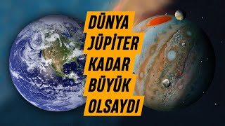 Dünya, Jüpiter Kadar Büyük Olsaydı Neler Olurdu? Resimi