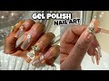 FRENCH OUTLINE FLORAL NAILS | Easy Gel Polish Nail Art | MODELONES | Beginner Friendly Nail Tutorial
