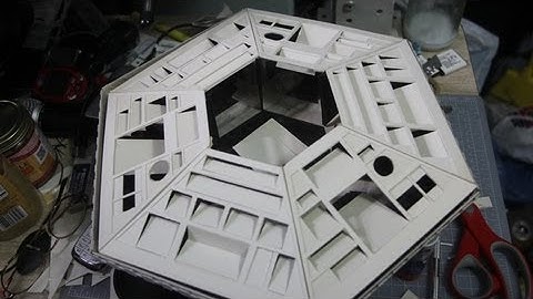 Building a Doctor Who Tardis console from scratch D.I.Y. part 1.mpg
