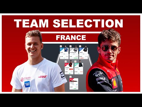 F1 Fantasy Raceweek 12: Team Selection | Best Builds for France | Formula 1 Fantasy Tips 2022