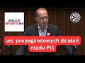 Michał Szczerba - ws. propagandowych działań rządu PiS