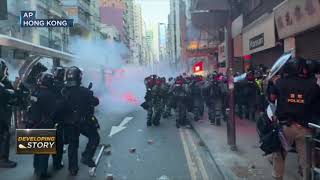 Lagi, demo hong kong berujung rusuh ...