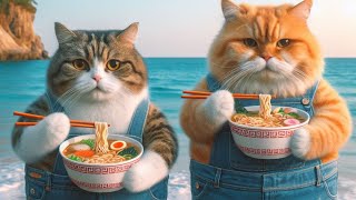 Ramen Lover Couple Cat 🍜