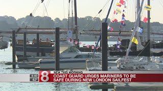 Coast Guard reminds boaters to be vigilant during New London Sailfest