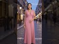 Vestido de festa plissado