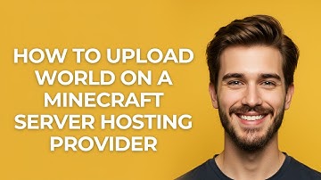 How To Upload World On A Minecraft Server Hosting Provider - GUIDE!