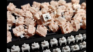 Flower Shadow Switches / Tiger80 kbdfans