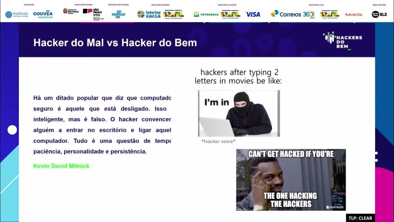 Descubra como ser um hacker do bem palco what s next cpbr15 youtube
