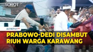 Riuh! Presiden Prabowo-Dedi Mulyadi Disambut Warga Jelang Panen Raya \u0026 Swasembada Pangan di Karawang