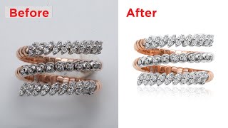 How to Jewelry retouching Jewelry photo editing in Photoshop Tutorial screenshot 2
