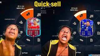 A fan quick sell Ronaldo and Messi in Fifa