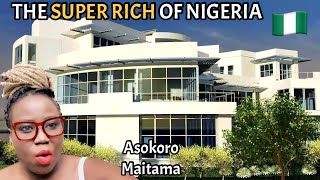 The SUPER RICH Nigerians Stay in Abuja Nigeria .  Drive through Asokoro ,  Maitama , Wuse