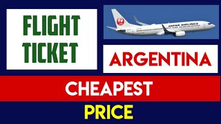 Cheapest Argentina 🇦🇷 Buenos Aires Air Ticket and Flight Prices for Tomorrow! Lowest Plane Rates