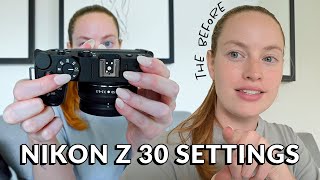 unboxing the *new* Nikon Z 30 + sharing the settings I use to film my videos