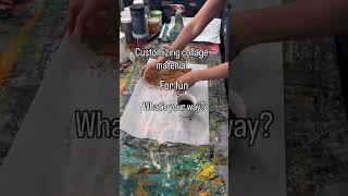 Custom Collage Art Ideas for Abstract Painting 🎨 #AbstractArt #CollageArt #ArtTips